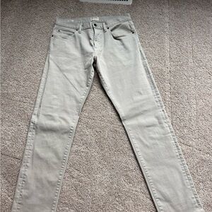 Todd Snyder Slim Fit 5 Pocket Chino 29x32 tailored to 29x30 manor grey